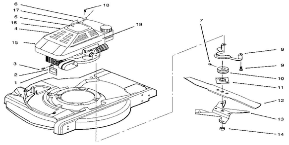 Part Location Diagram of 92-1613 Lawn Boy Decal - Shroud